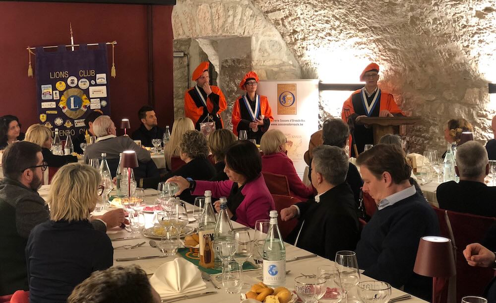 Cena di beneficenza con i Cavalieri di Orval ed il Lions Club Trento Clesio